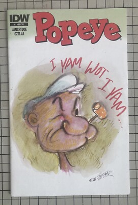 RARE / POPEYE #1 1:10 RETAILER INCENTIVE VARIANT RI / IDW