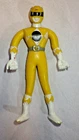 Vintage 1994  Gordy Henry Power Rangers Saban Yellow Bendable Figure Toy