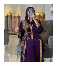 Kaftan SALE Eid Moroccan Long Ramzan Farasha Dress Dubai Abaya Hand Work Gown
