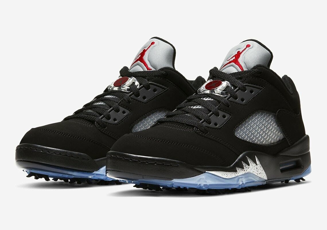 Jordan ゴルフシューズ ブラック/レッド 楽天市場】NIKE JORDAN 4 GOLF BRED black/fire red-cement grey