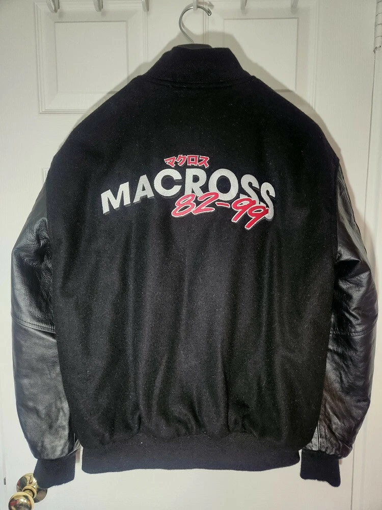 Macross 82-99 Wool Varsity Jacket Neon City Racing Team NCRT Size Large