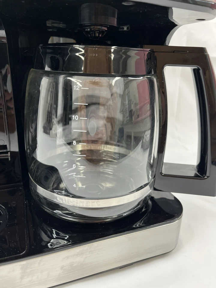 Cuisinart 12 Cup Coffee Maker Glass Carafe Automatic Hot & Iced Coffee Brewer - Image 4 of 4