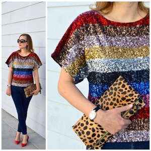gap sequin top