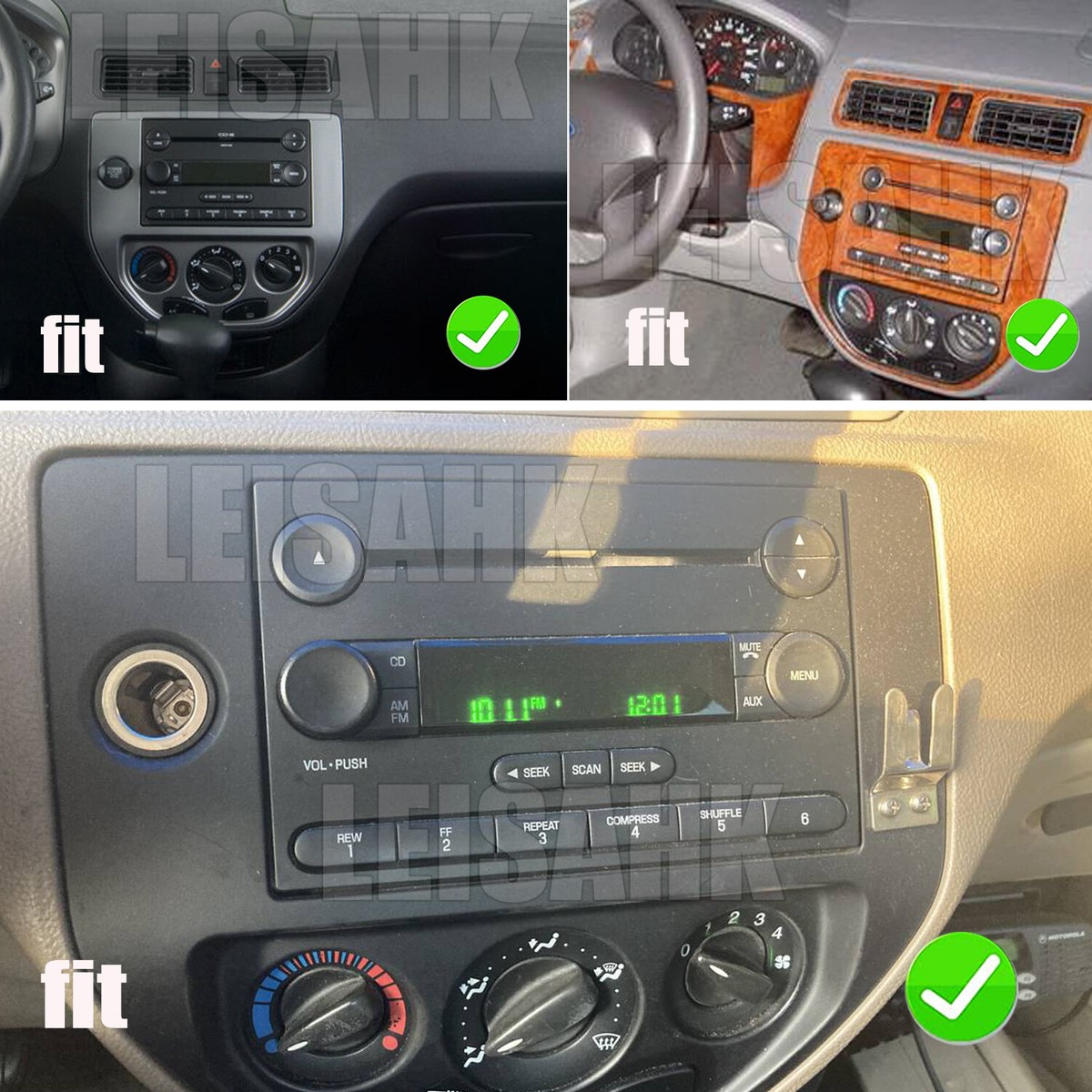 For 2005-2007 Ford Focus Apple Carplay Focus Radio Android 12 GPS