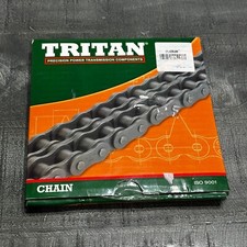 Tritan 35-1R X 10Ft Roller Chain,Single Strand, Riveted,10Ft