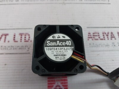 Sanyo Denki SAN ACE 40 Axial Fan 12V DC 0.35A