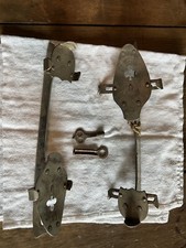 Old Vintage Union Hardware Co. Steel Ice Skates. 1890s USA No. 1824; 2 Keys