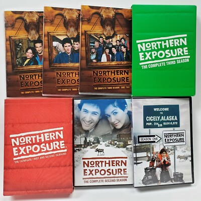 Northern Exposure DVD Set Complete Season 1 2 3 Rob Morrow Alaska 1990's Comedy 