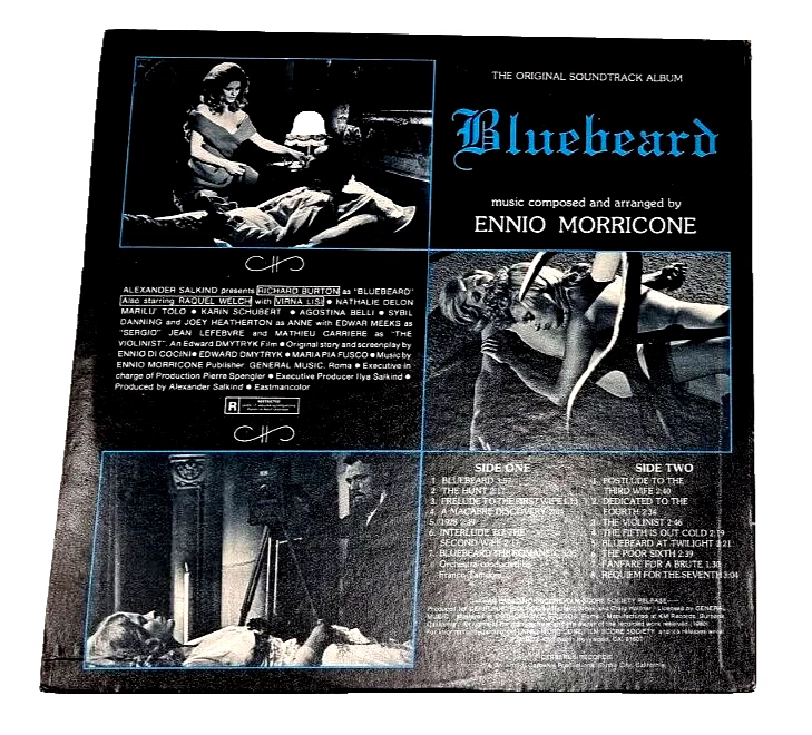 Ennio Morricone - Bluebeard (The Original Soundtrack Album) US 1st.Pr NM/MINT LP - Image 2 of 4