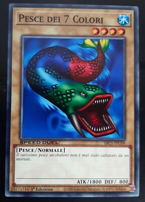 FISCHE DER 7 FARBEN Speed Duel auf Italienisch SBC1-ITC09 Gemeinde YUGIOH