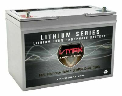 VMAXTANKS LFP27-12100 LiFePO4 Li-Iron 12V 100Ah Deep Cycle Battery