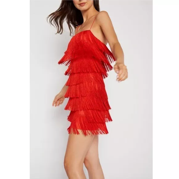Nordstrom top fringe dress