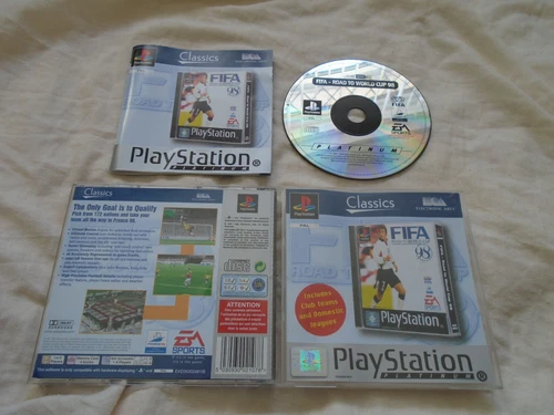 FIFA 98 Road to World Cup PS1 (COMPLETE) Sony PlayStation platinum
