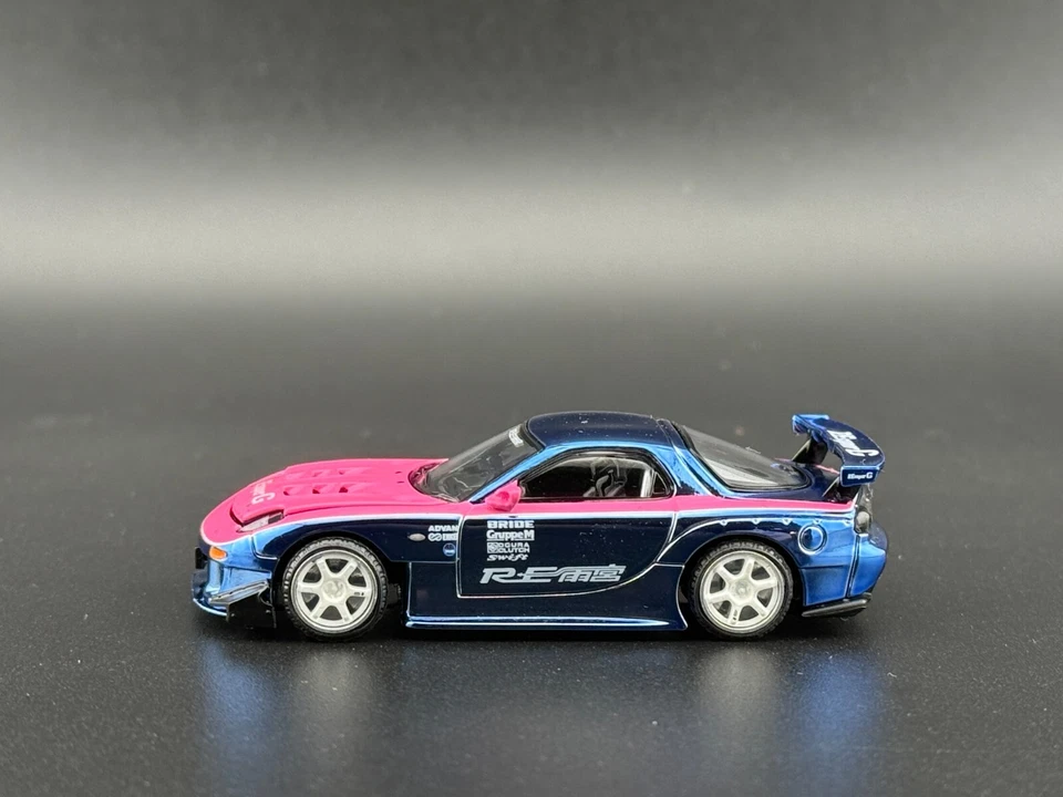 Pop Race Mazda RX7 FD3S RE-AMEMIYA HELI S24 1/64 Foto 2 de 4