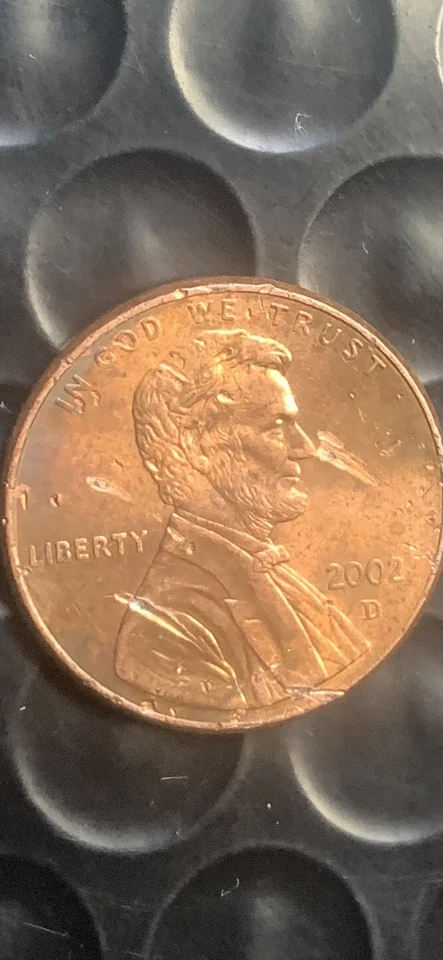 2002 D Lincoln Memorial Penny With  Many ERRORs On Coin - Image 2 of 4