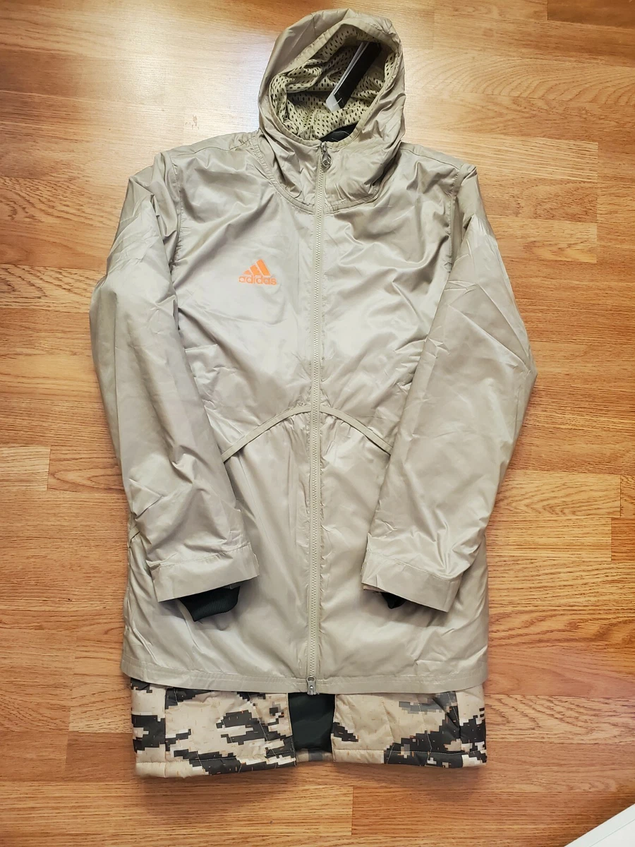 Tan adidas jacket sale