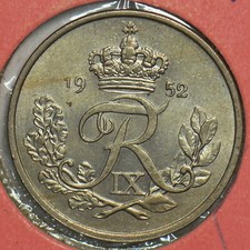 Denmark 1952 25 Ore UNC 298322 combine shipping