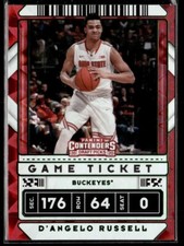 2020 Contenders Draft Picks D'Angelo Russell Green Explosion Variation #37
