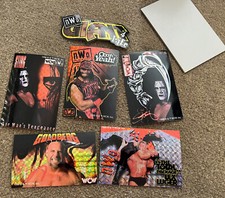 Lot of 6 1998 WCW NWO Vending Machine Wrestling Stickers Goldberg Sting Giant