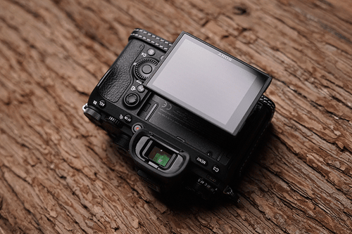 Custodia mezza fotocamera in vera pelle per Sony A7R III Mark III M3 Sony A9 - Foto 6 di 32