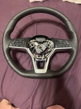 Nissan Leaf Mk2 2018 - 2025 Leather Steering Wheel With Blue Stitching NOS