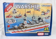 Sitodier 811 pcs Construction 25 in 1 WARSHIP CRUISER Building Blocks