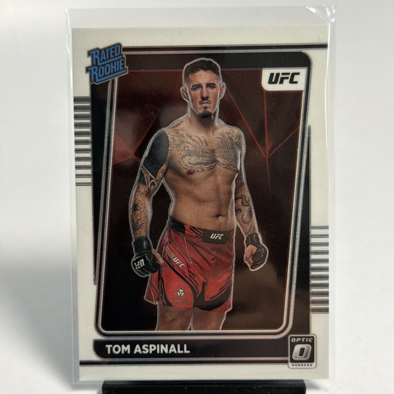 2022 PANINI OPTIC UFC BASE RATED ROOKIE RC #120 TOM ASPINALL Mint-NM Card Champ