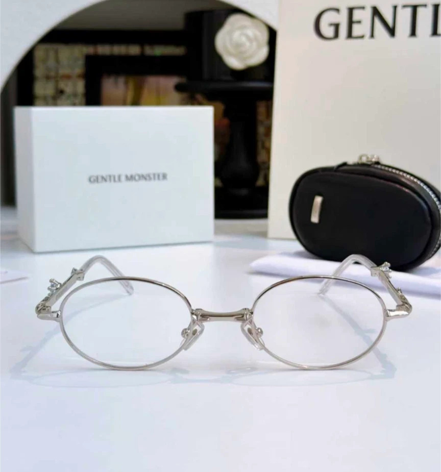 Gentle Monster Pocket Collection Pico 02 Oval sunglasses Silver