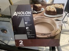 Advanced Bronze Nonstick Bakeware 9" Round Cake Pans, Set of 2