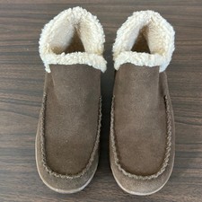 Minnetonka Women's Taren Booties 80237 Autumn Brown Leather Suede Size 9