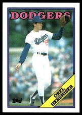 Orel Hershiser 1988 Topps #40 Dodgers MLB READ FREE SHIPPING AutographDen