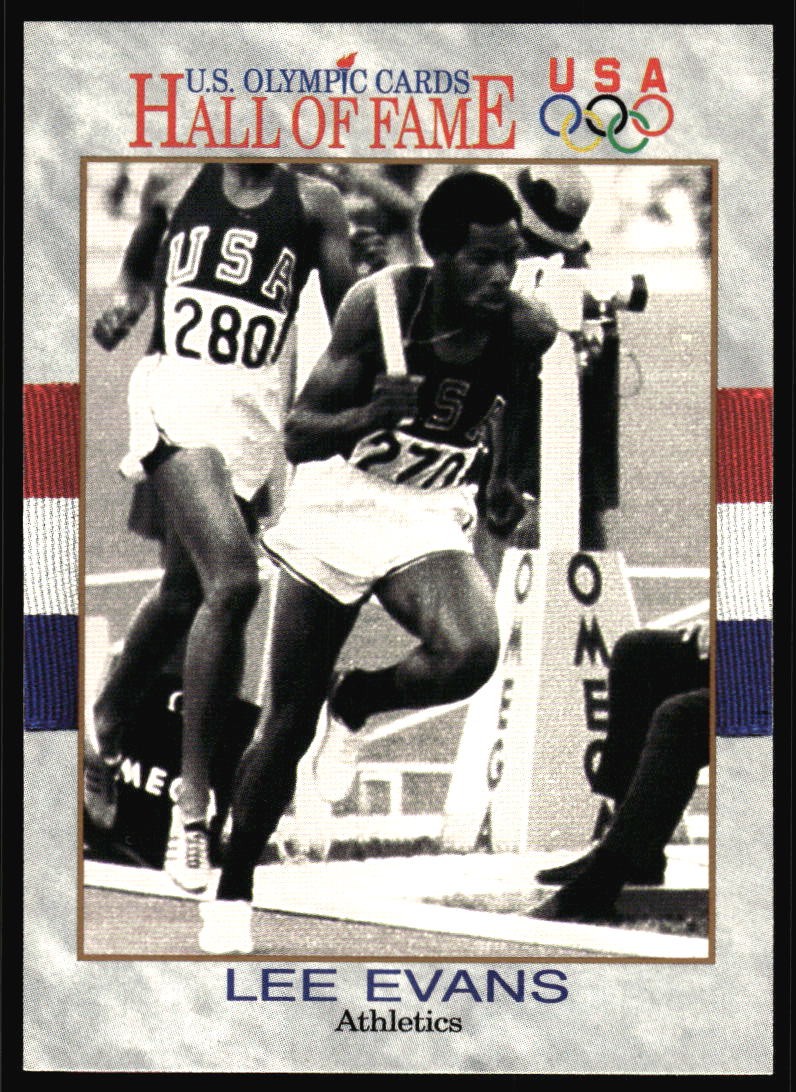 1991 Impel U.S. Olympic Hall of Fame Lee Evans #42 USA