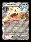 Meowth ex 062/088 Double Rare Perfect Order