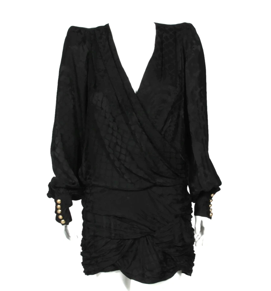 balmain h&m black dress Audrey Square Neck Linen Dress l Neutral Ground S main image 1