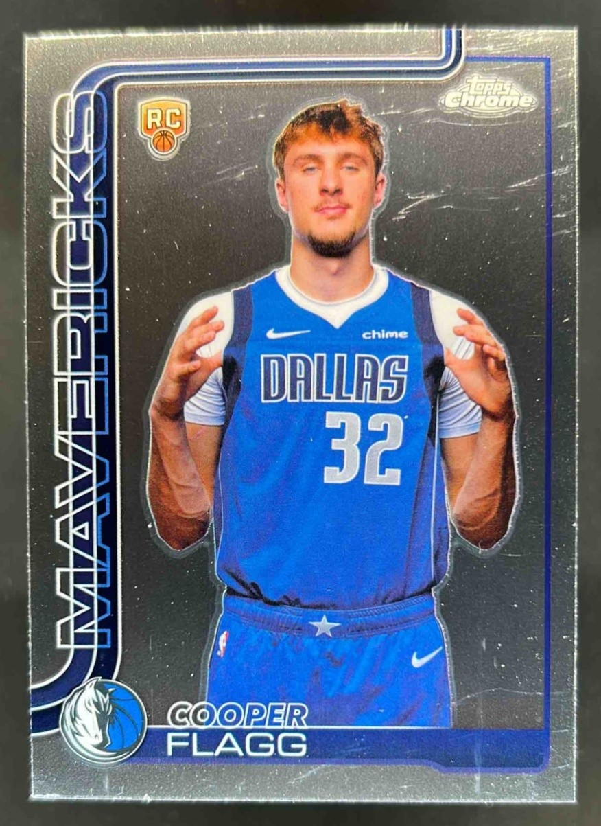 2025-26 Topps Chrome Cooper Flagg Image Variation RC SSP #251 Mavericks