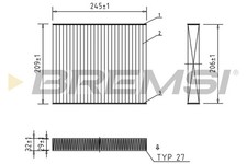Filtre d'habitacle BMW SERIE 7
