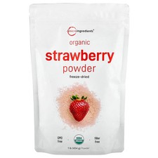 Organic Strawberry Powder, 1 lb 454 g