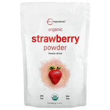 Organic Strawberry Powder, 1 lb (454 g)