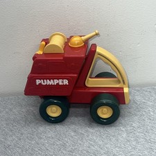 Vintage 1986 BUDDY L My First Pumper Fire Truck Plastic Preschool Toy