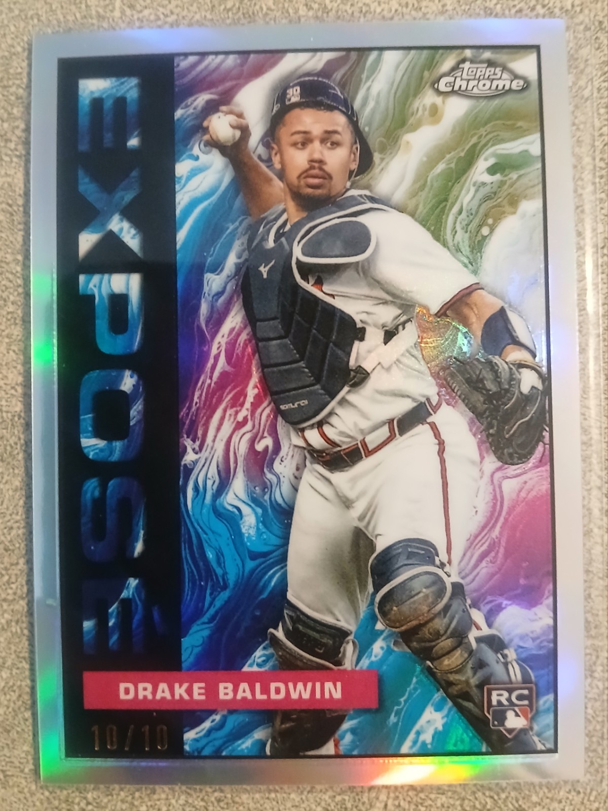 2025 Topps Chrome Update- Drake Baldwin(RC) Expose SSP 10/10 #TCE-61