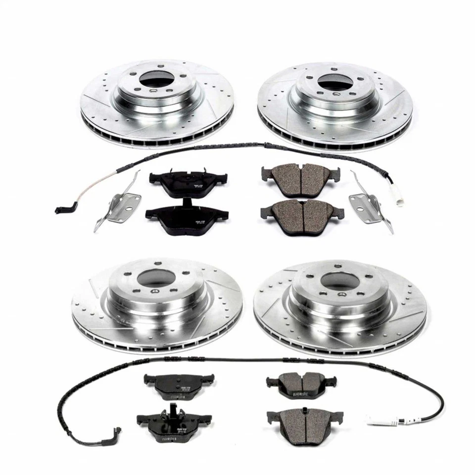 Kit de frenos Power Stop para BMW 335xi 2007 2008 delantero y trasero Z23-Evolution Sport Foto 2 de 4