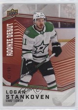 2024-25 Upper Deck UD Rookie Debut Red 42/99 Logan Stankoven #5 q2c