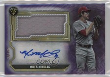 2020 Triple Threads Single Jumbo Relics Amethyst 13/75 Miles Mikolas Auto 2a9