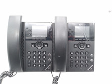 Lot of 2 Polycom VVX 250 Desktop Business IP Phone w/ Four Lines Color Display