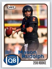 2018 SAGE HIT Mason Rudolph Rookie Oklahoma State Cowboys RC #89