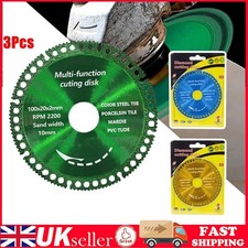 3PCS Cutting Saw Blade , Indestructible Disc for Angle Grinder 100mm UK