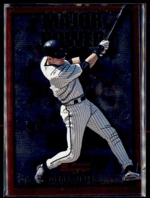 2000 Bowman MAJOR POWER Derek Jeter New York Yankees #MP9