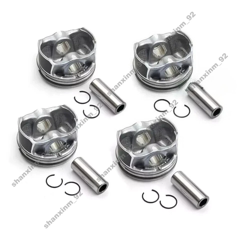 4x Pistons & Rings Φ82.51mm 21mm for 2.0TFSI Audi S3 TTS Quattro VW Golf R Seat Foto 3 de 3