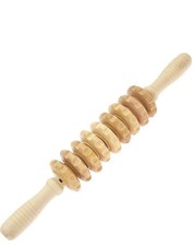 Wood Massage Roller Stick, Muscle Roller Stick for Sore Muscle Pain Relief