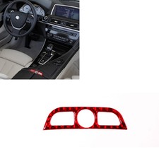 Rot Carbon Fiber Armlehne Panel Türschalter Verkleidung Für BMW 6er F13 2011-18